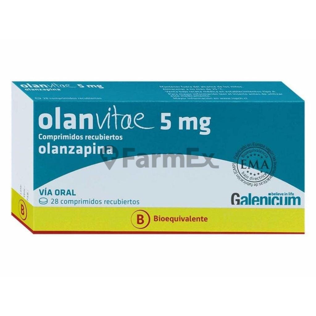 Olanvitae 5 mg x 28 comprimidos Farmex-MiaHealth-Persistente